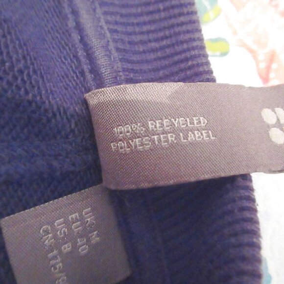 Sweaty Betty Anthropologie Revive T-Shirt Dress Size 8 Sweatshirt Fit & Flare - Picture 12 of 12